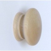 Knob style A 55mm maple sanded wooden knob